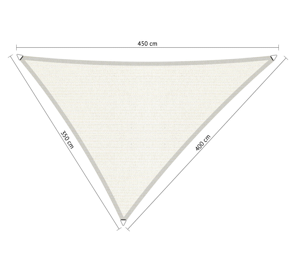 Ongelijkzijdige Driehoek Schaduwdoek - Rijpex