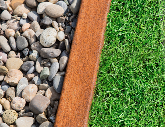 Cortenstaal Opsluitband | 200 x 6 x 5.5 cm | Per Stuk - Rijpex