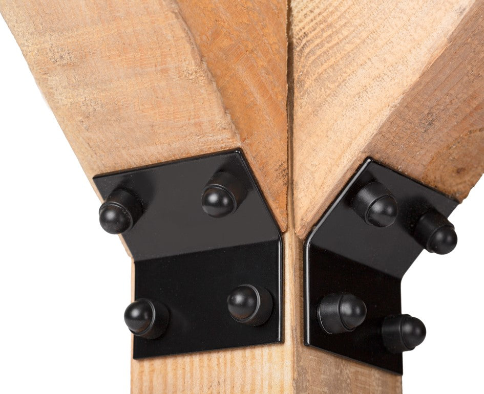 2x Schoorplaat 45º 90x90 120x120 150x150 - Rijpex